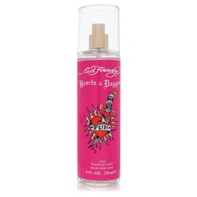 Christian Audigier 2pcs Combo Gift Set Ed Hardy Hearts & Daggers By  Body Mist 8.0 oz For Women In Multi
