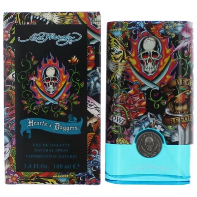 Christian Audigier Ed Hardy Hearts & Daggers By , 3.4 oz Edt Spray Men In Multi