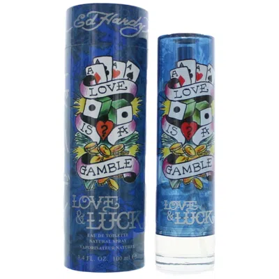 Christian Audigier Ed Hardy Love & Luck By , 3.4 oz Eau De Toilette Spray For Men In Multi