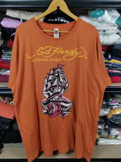 Pre-owned Christian Audigier X Ed Hardy Vintage Ed Hardy Christian Audigier Tshirt