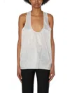Christian Boaro Nylon Tank Top In White