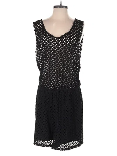 Pre-owned Christian Caliendo Romper In Black