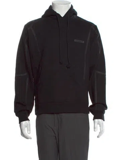 Pre-owned Christian Dada Graphic Print Crew Neck Hoodie W/ Tags In Black