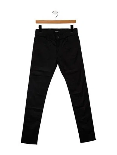 Pre-owned Christian Dada High-rise Skinny Leg Jeans In Black