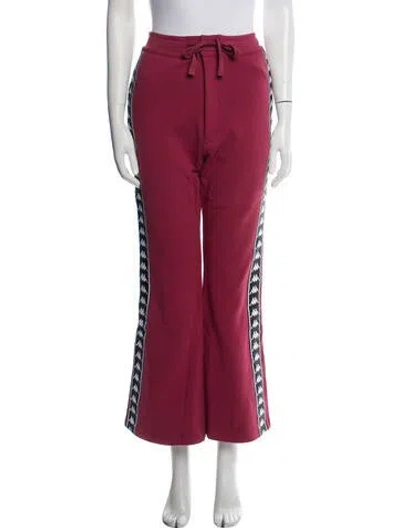 Pre-owned Christian Dada Printed Sweatpants In Red