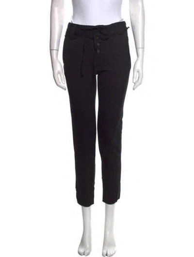 Pre-owned Christian Dada Skinny Leg Pants In Black
