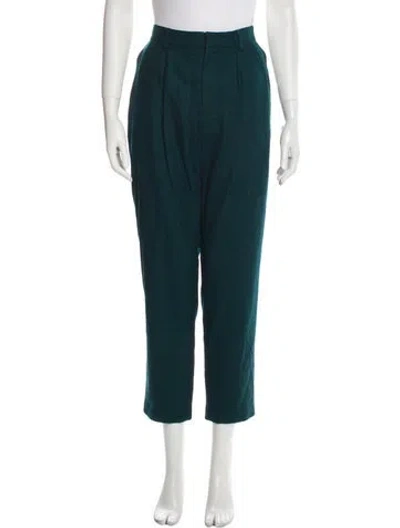 Pre-owned Christian Dada Straight Leg Pants In Green