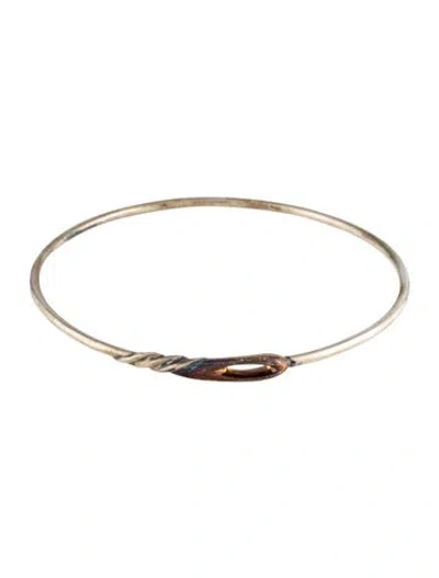 Pre-owned Christian Dada Twisted Needle Bangle In Multi
