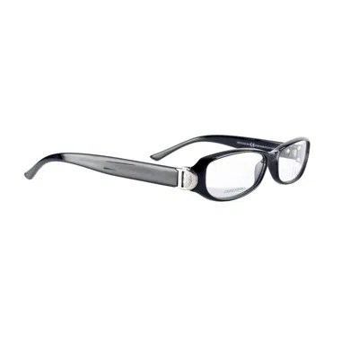 Pre-owned Christian Dior Monsieur Christian Dior '90s Black & Silver Plastic Signature Glasses