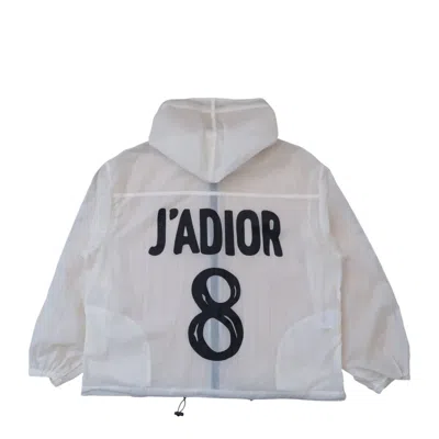 Pre-owned Christian Dior Monsieur Christian Dior Boutique Oblique Windbreaker Jacket In White