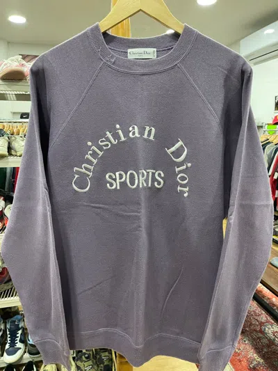 Pre-owned Christian Dior Monsieur X Vintage 90's Vtg Christian Dior Sport Sweatshirt In Purple