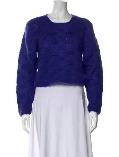 Pre-owned Christian Dior Separates Vintage Mohair Sweater In Purple