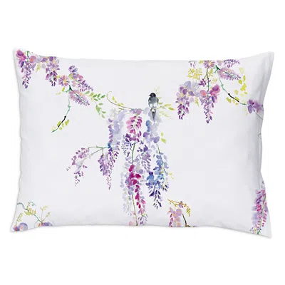 Christian Fischbacher Purple Rain Floral Sateen Standard Pillowcase