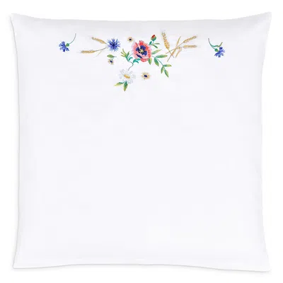 Christian Fischbacher Summerfield Embroidered Sateen Euro Sham In White