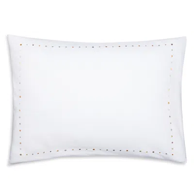 Christian Fischbacher Twinkle Embroidered Sateen Euro Sham In Metallic