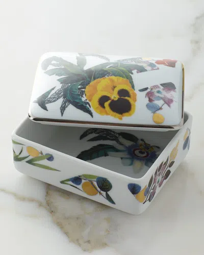 Christian Lacroix American Floral Porcelain Box
