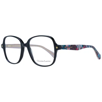 Christian Lacroix Black Acetate Glasses (frames) In Multi