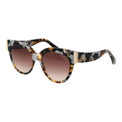 Christian Lacroix Black Women Sunglasses In Brown