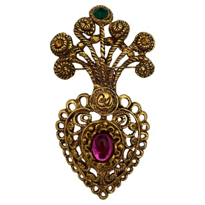 Pre-owned Christian Lacroix Brooch 1990 In Multi