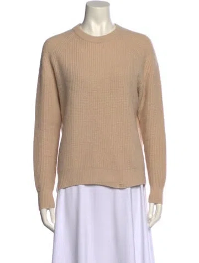 Pre-owned Christian Lacroix Cashmere Crew Neck Sweater In Neutral