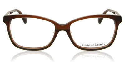 Christian Lacroix Cl1093 155 Women's Glasses Brown Size 53 - Free Lenses - Blue Light Block Available