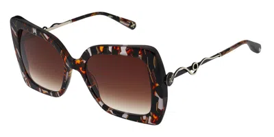 Christian Lacroix Cl5125 002 Women's Sunglasses Black Size 54