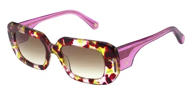 Christian Lacroix Cl5129 718 Women's Sunglasses Red Size 51 In Brown
