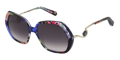 Christian Lacroix Cl5130 610 Women's Sunglasses Blue Size 59 In Multi