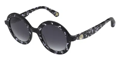 Christian Lacroix Cl5131 001 Women's Sunglasses Black Size 50 In Multi