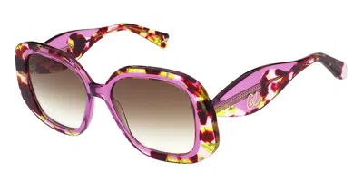 Christian Lacroix Cl5135 752 Women's Sunglasses Purple Size 54