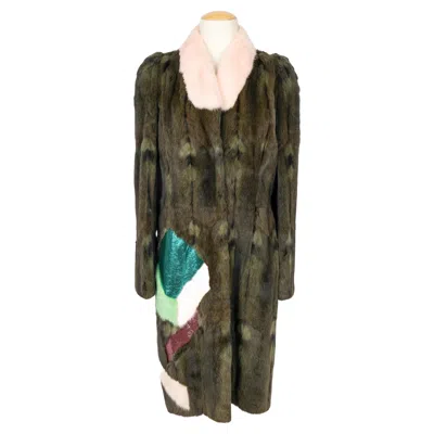 Pre-owned Christian Lacroix Coat Winter 2000 In Black