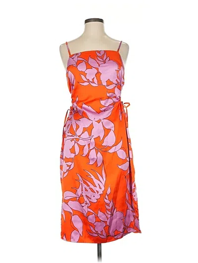 Pre-owned Christian Lacroix Cocktail Dress In Orange