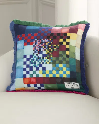 Christian Lacroix Color Games Decorative Pillow, 20" Square In Multi