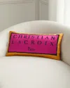 Christian Lacroix Couture Rose Torero Cushion In Rose Torero