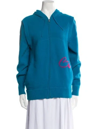 Pre-owned Christian Lacroix Crew Neck Sweater In Blue