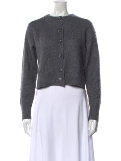 Pre-owned Christian Lacroix Crew Neck Sweater In Grey