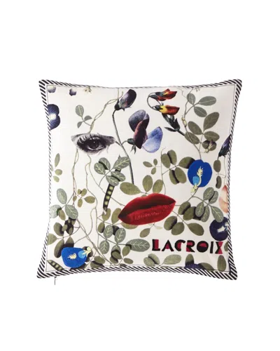 Christian Lacroix Dame Nature Printemps Pillow In Multi