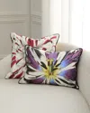 Christian Lacroix Eclosion Decorative Pillow, 18" X 24" In Agate