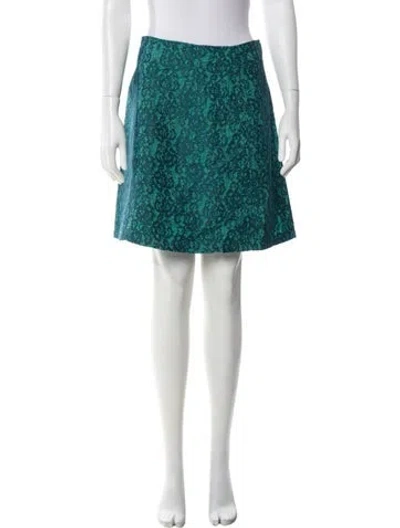 Pre-owned Christian Lacroix Floral Print Mini Skirt In Multi
