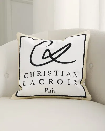 Christian Lacroix Guapa Embroidered Pillow, 16" Square In Multi