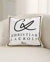 Christian Lacroix Guapa Embroidered Pillow, 16" Square In Sand