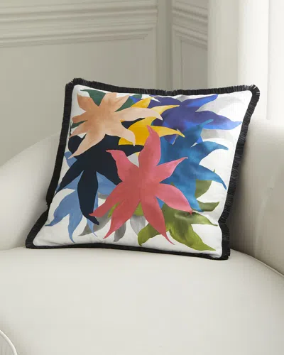 Christian Lacroix Iris Des Marais Craie Cushion In Multi