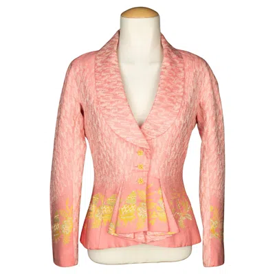 Pre-owned Christian Lacroix Jacket Summer 1999 In Orange
