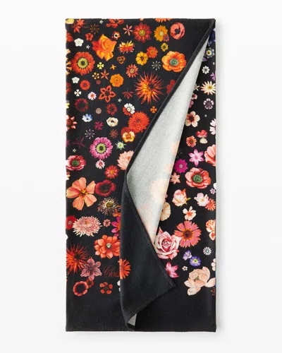 Christian Lacroix Jardin Des Hesperides Multicolor Throw In Black