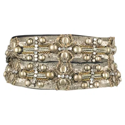 Pre-owned Christian Lacroix Jewelry Belt By  Circa 2000 In Brown