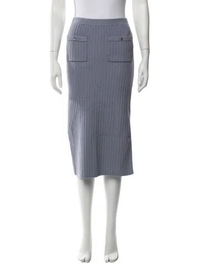 Pre-owned Christian Lacroix Knee-length Skirt In Blue