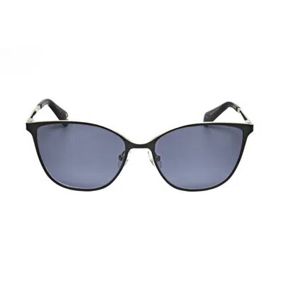 Christian Lacroix Ladies Black Cat Eye Sunglasses Cl3059-2-001-1 In Blue