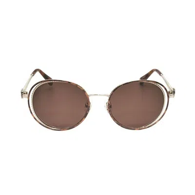 Christian Lacroix Ladies Brown Round Sunglasses Cls3070-139-1