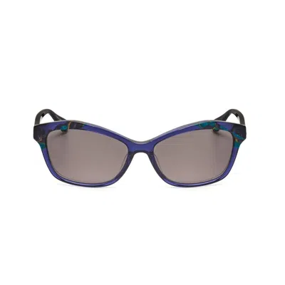 Christian Lacroix Ladies Purple Cat Eye Sunglasses Cls1073 In Blue