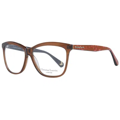 Christian Lacroix Ladies' Spectacle Frame  Cl1081 55155 Gbby2 In Brown